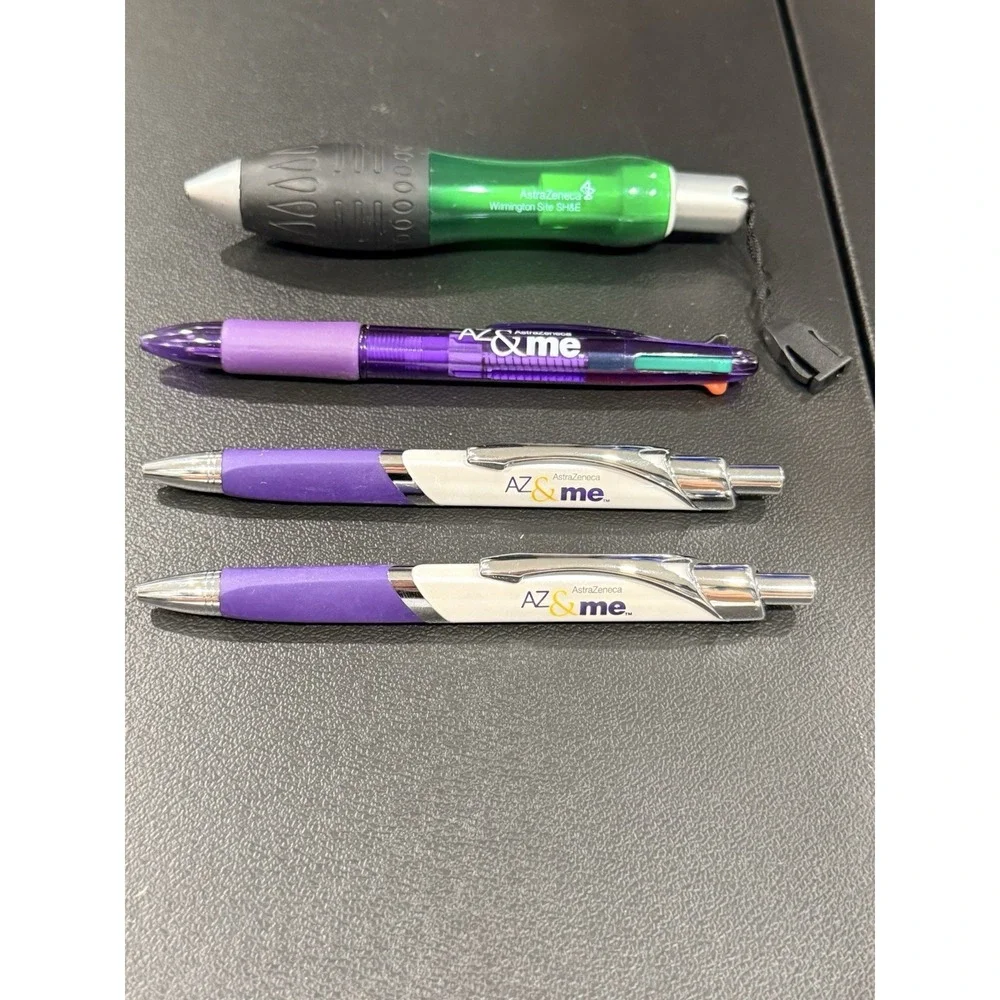 4 Pens Drug Rep Pharmaceutical Promo AstraZeneca - AZ and Me